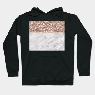 Epicurious rose gold marble Hoodie